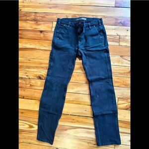 Women's Carhartt 6 TALL Black Work Jeans